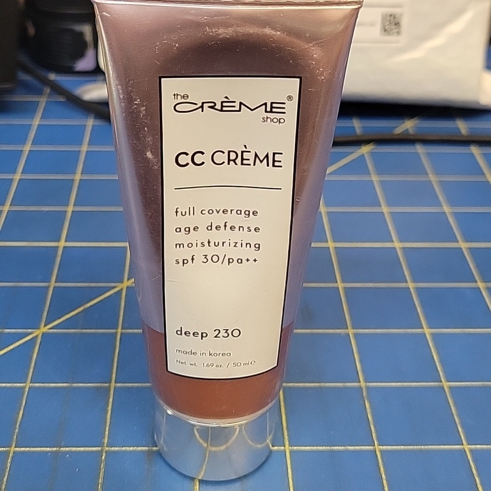 The Crème Shop CC Crème SPF 30 Deep 230 - 50ml New Sealed Tube